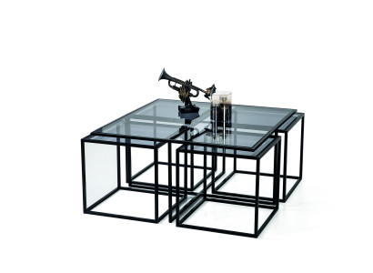 Kaffeetisch Couchtisch Designer Tisch Metall Wohnzimmertisch Tisch